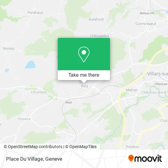 Place Du Village map