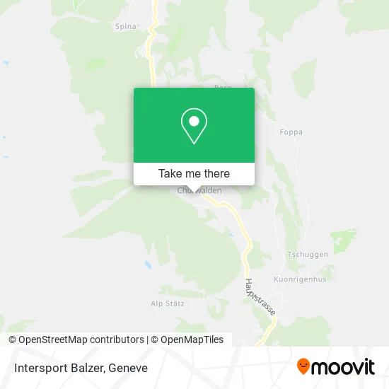 Intersport Balzer map