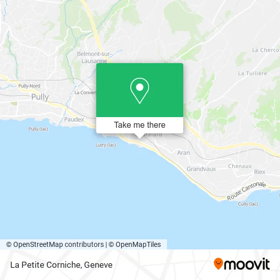 La Petite Corniche map