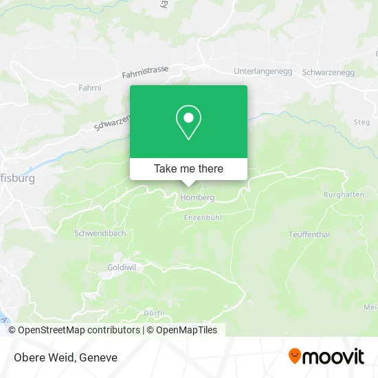 Obere Weid map