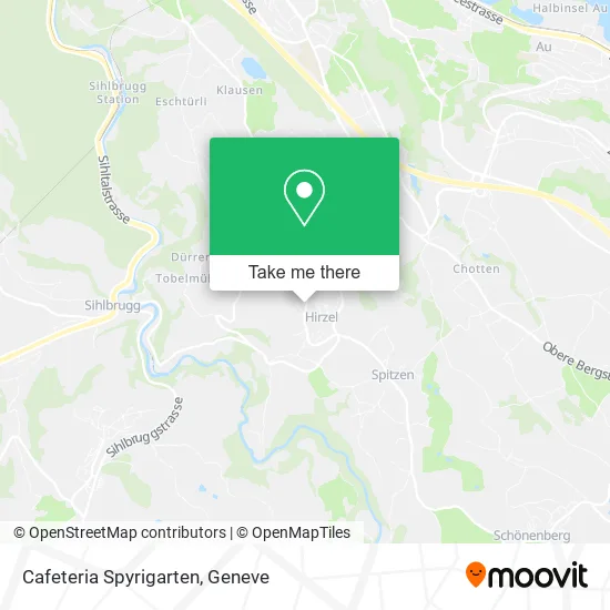 Cafeteria Spyrigarten map