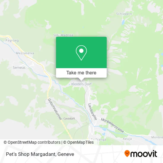 Pet's Shop Margadant map