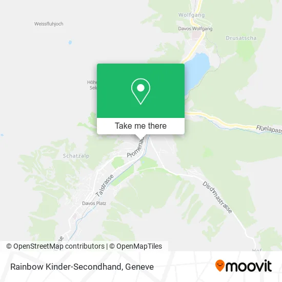 Rainbow Kinder-Secondhand map