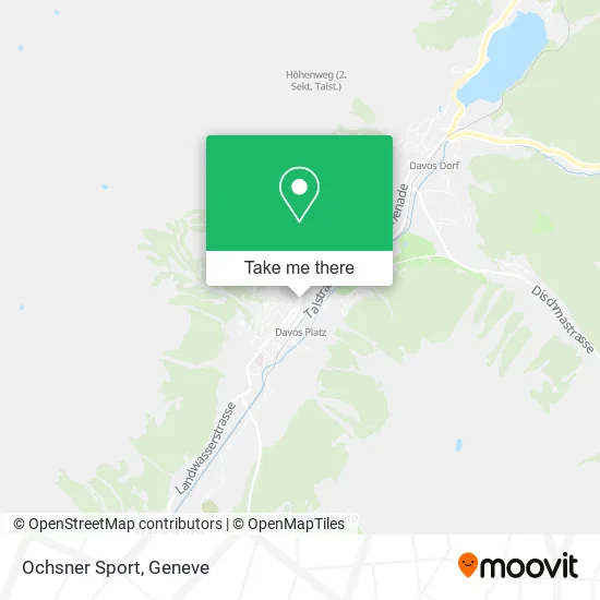 Ochsner Sport map