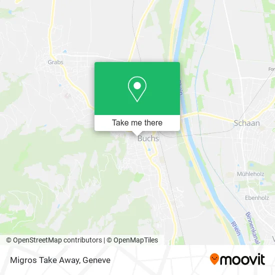 Migros Take Away map