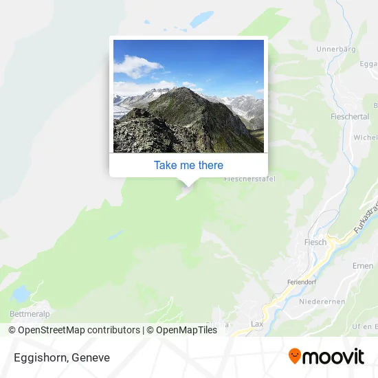 Eggishorn map