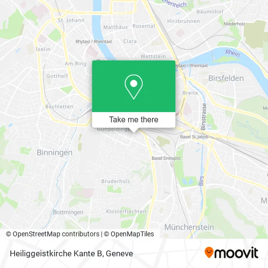Heiliggeistkirche Kante B plan