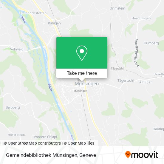 Gemeindebibliothek Münsingen map
