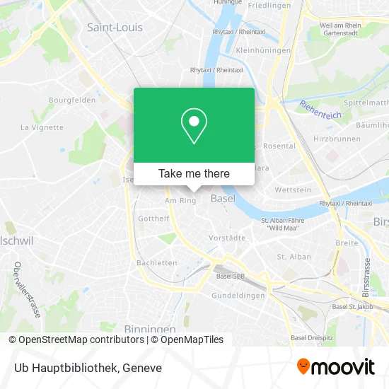 Ub Hauptbibliothek map