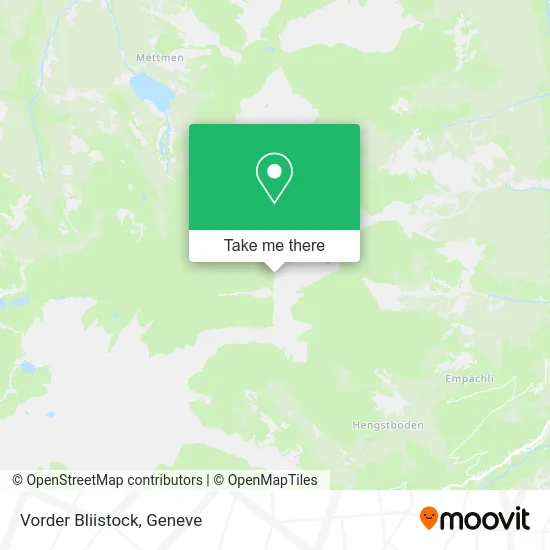 Vorder Bliistock map