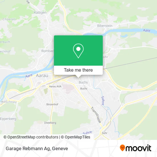 Garage Rebmann Ag map