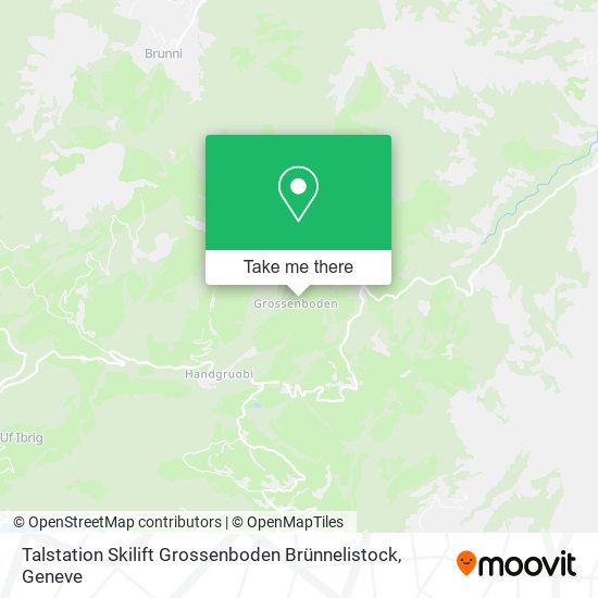 Talstation Skilift Grossenboden Brünnelistock map