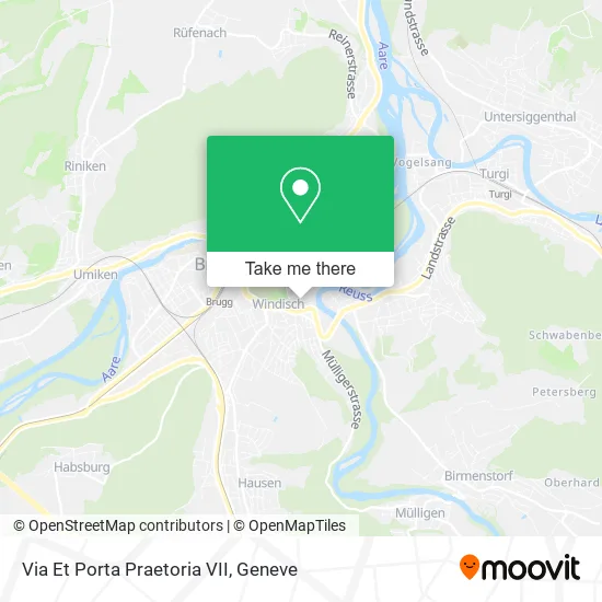 Via Et Porta Praetoria VII map