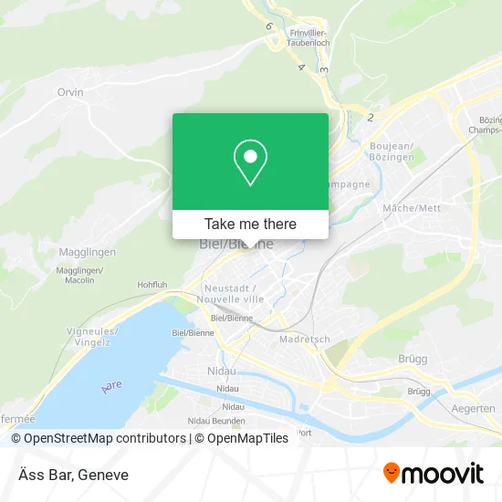 Äss Bar map