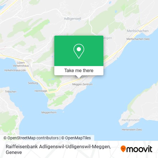 Raiffeisenbank Adligenswil-Udligenswil-Meggen map