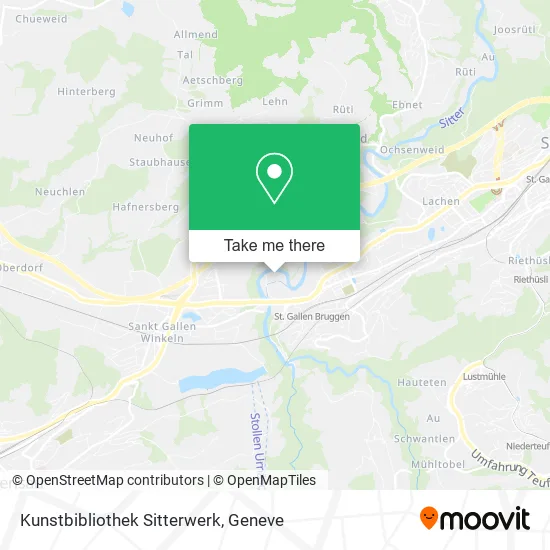Kunstbibliothek Sitterwerk map