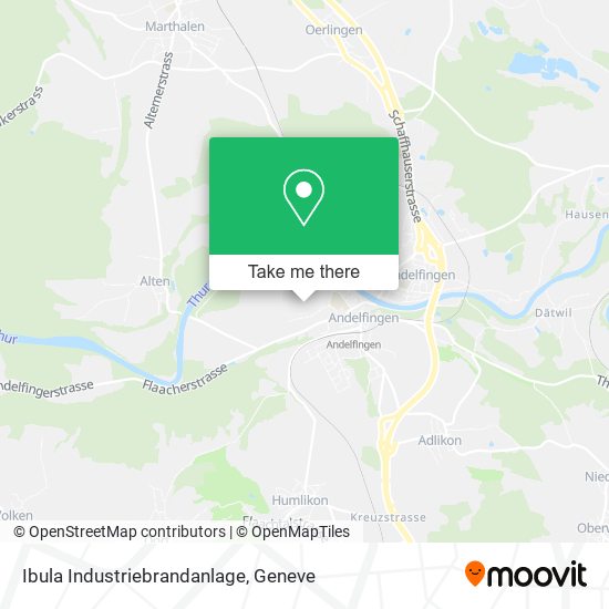 Ibula Industriebrandanlage map