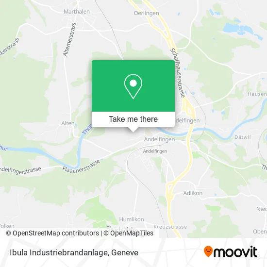 Ibula Industriebrandanlage map