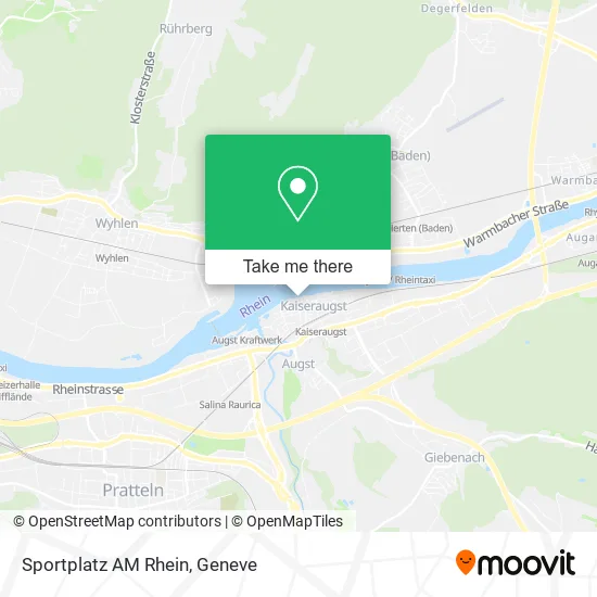 Sportplatz AM Rhein map