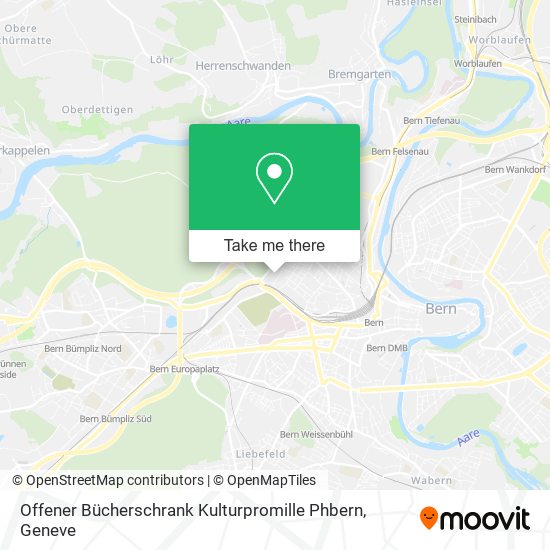 Offener Bücherschrank Kulturpromille Phbern map