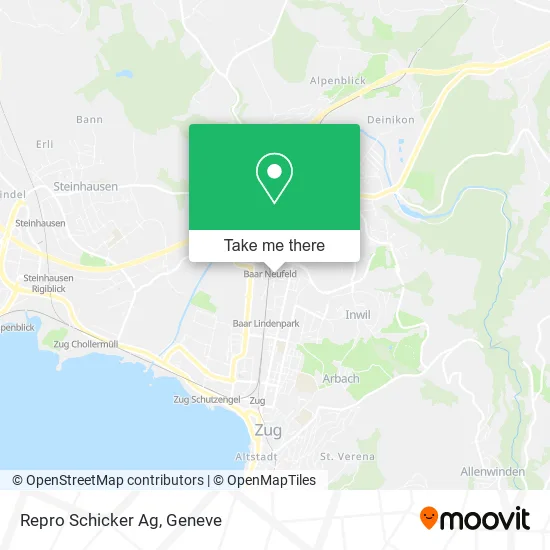 Repro Schicker Ag map