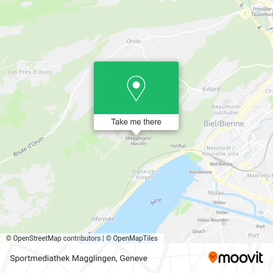 Sportmediathek Magglingen map