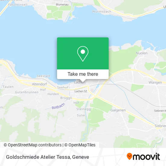 Goldschmiede Atelier Tessa map