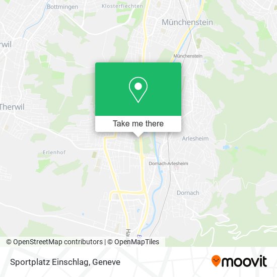 Sportplatz Einschlag map