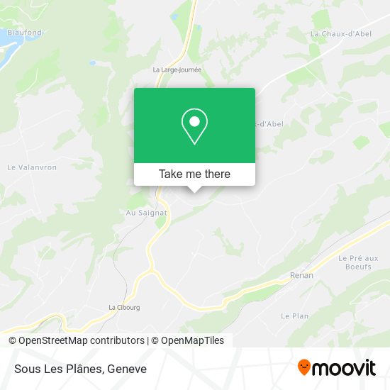 Sous Les Plânes map