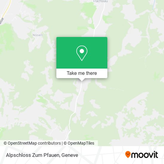 Alpschloss Zum Pfauen map