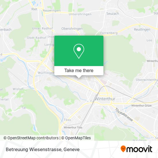 Betreuung Wiesenstrasse map