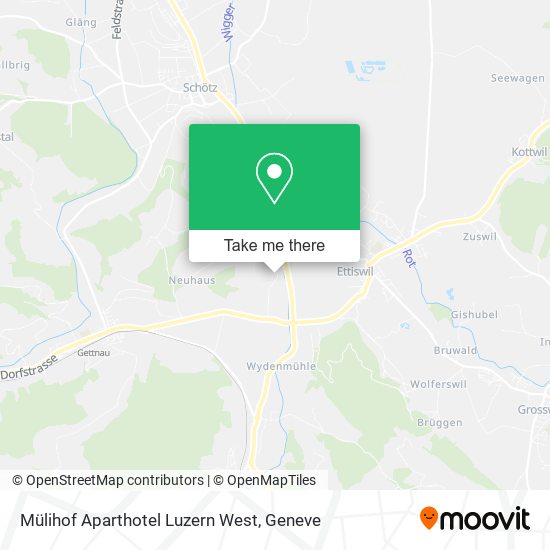 Mülihof Aparthotel Luzern West map