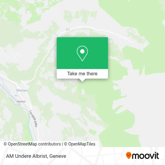 AM Undere Albrist map