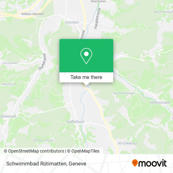Schwimmbad Rütimatten map