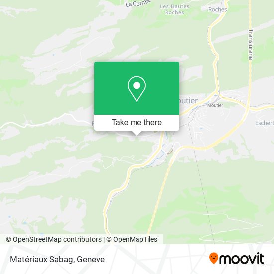 Matériaux Sabag map