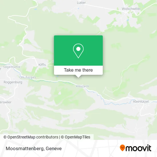 Moosmattenberg map