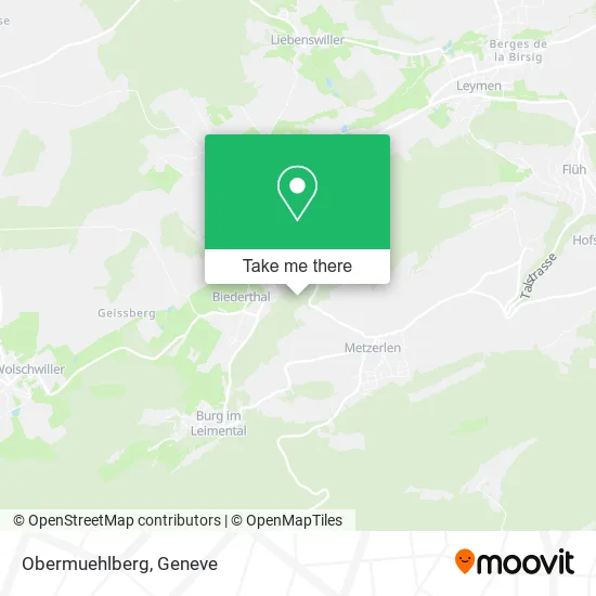 Obermuehlberg map