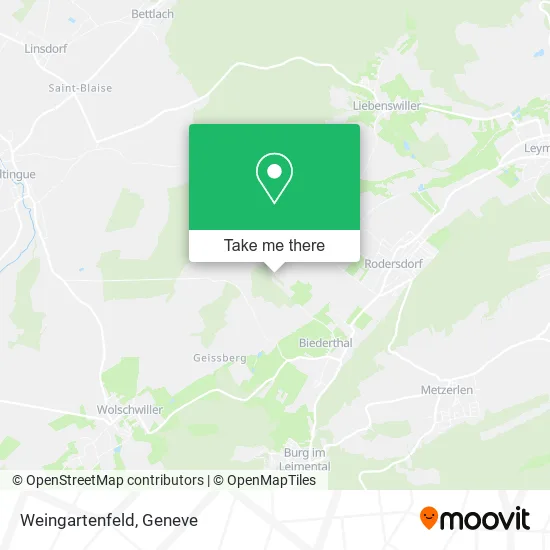 Weingartenfeld map