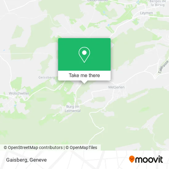 Gaisberg map