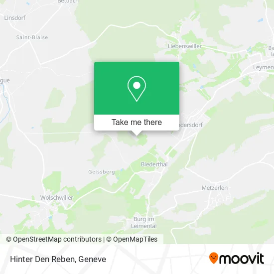 Hinter Den Reben map