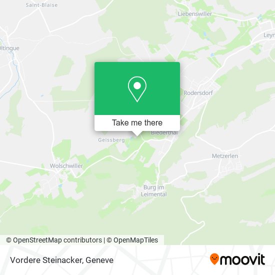Vordere Steinacker map