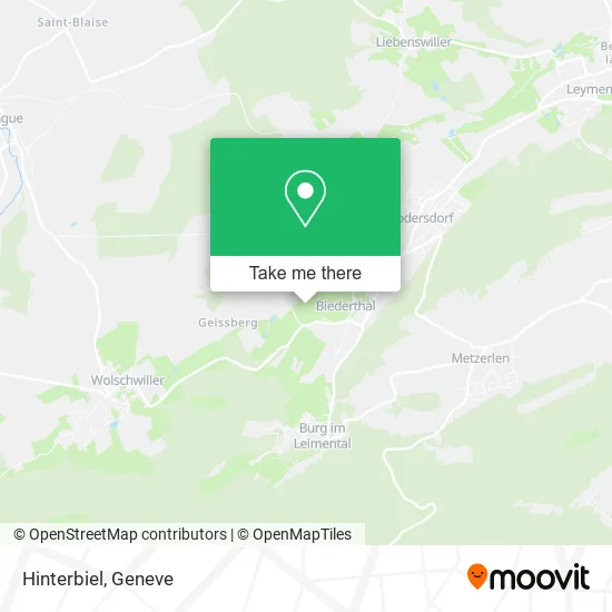 Hinterbiel map