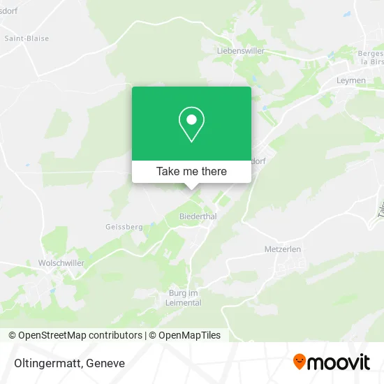 Oltingermatt map