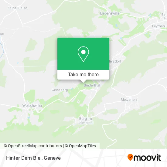 Hinter Dem Biel map