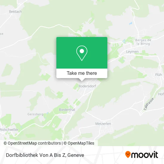 Dorfbibliothek Von A Bis Z map