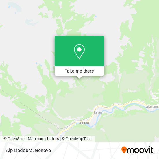 Alp Dadoura map