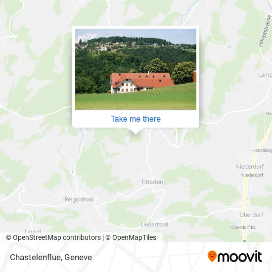Chastelenflue map