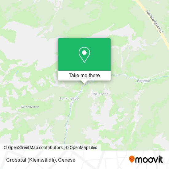 Grosstal (Kleinwäldli) map