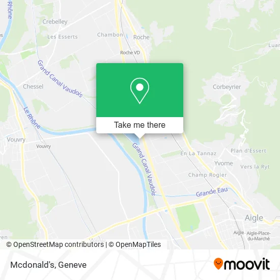 Mcdonald's map