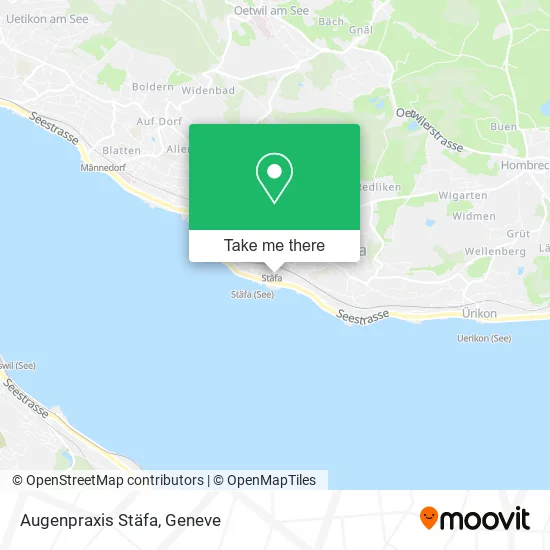 Augenpraxis Stäfa map